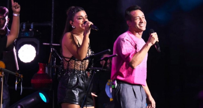 Euge Quevedo y Luciano Pereyra estrenaron "Ser&eacute;" en versi&oacute;n cuarteto.